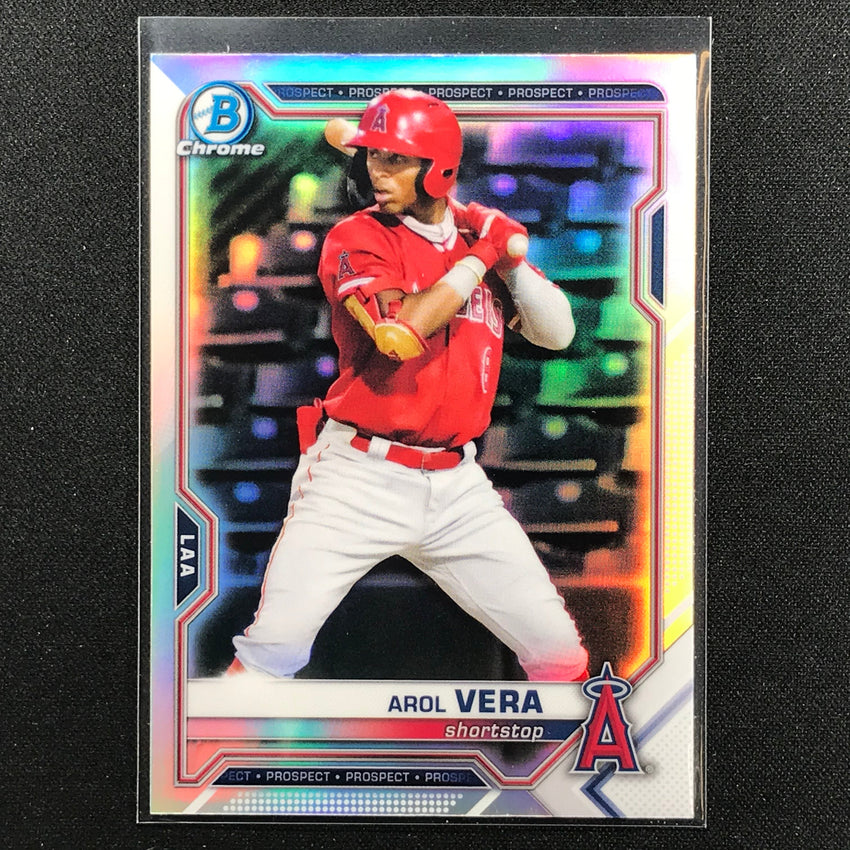 2021 Bowman Draft AROL VERA Chrome Prospect Refractor #181