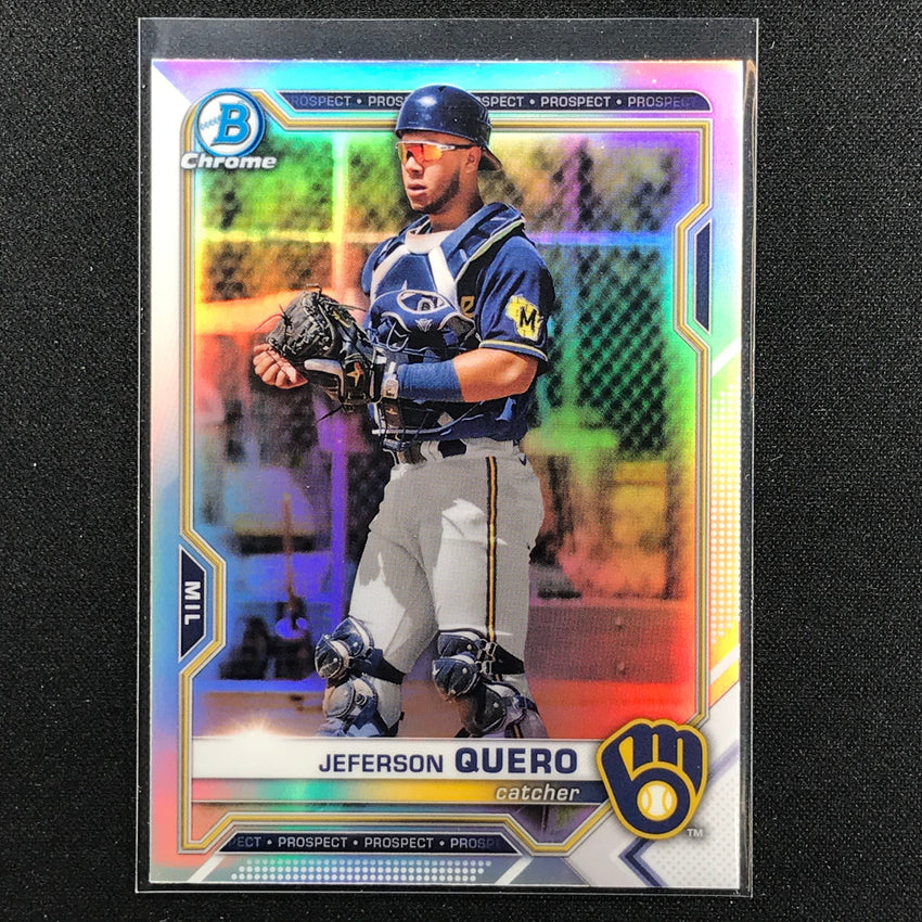 2021 Bowman Draft JEFERSON QUERO Chrome Prospect Refractor #183