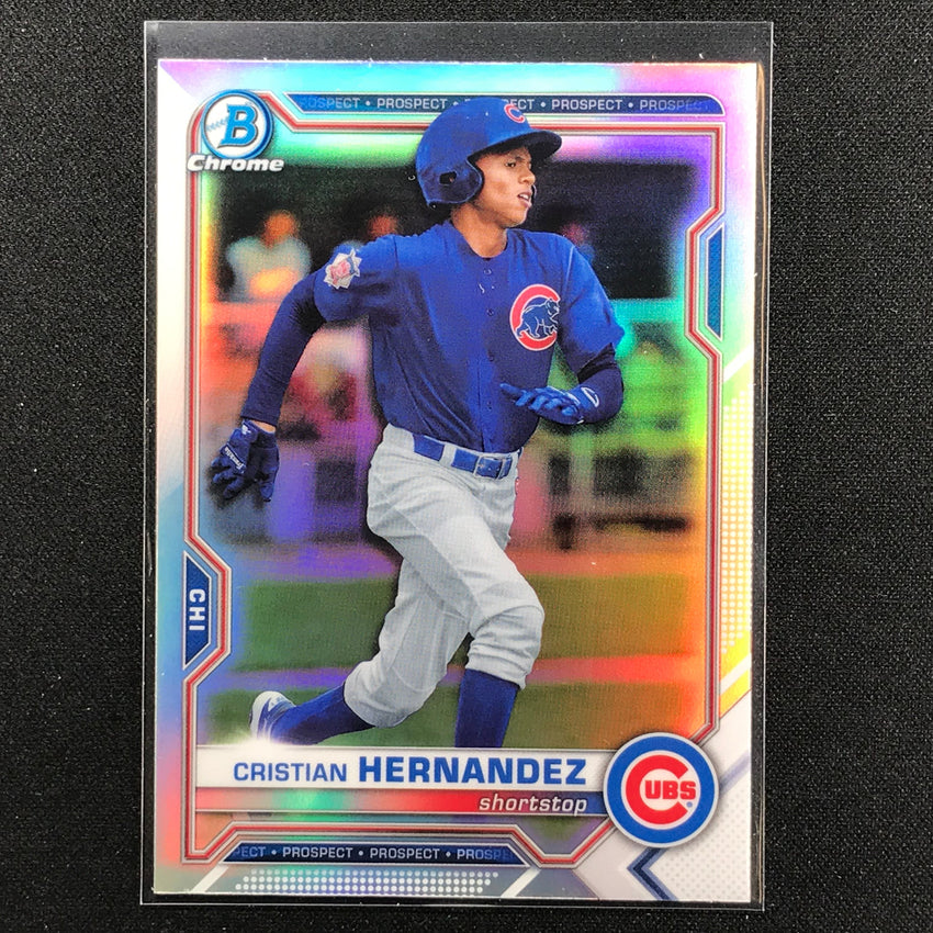 2021 Bowman Draft CRISTIAN HERNANDEZ Chrome Prospect Refractor #193