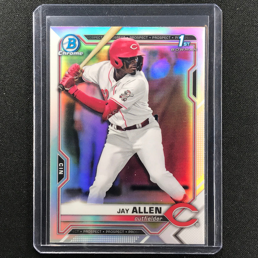 2021 Bowman Draft Jay Allen Chrome Prospect 1st Bowman Refractor No 11