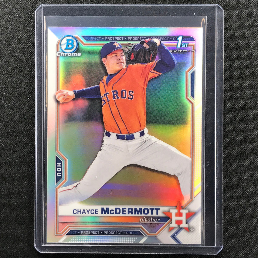 2021 Bowman Draft CHAYCE MCDERMOTT Chrome Prospect 1st Bowman Refractor #13