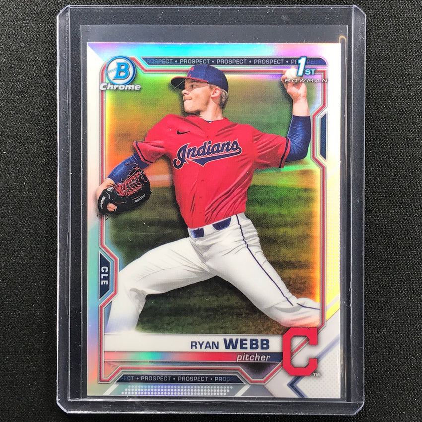 2021 Bowman Draft RYAN WEBB Chrome Prospect 1st Bowman Refractor #57