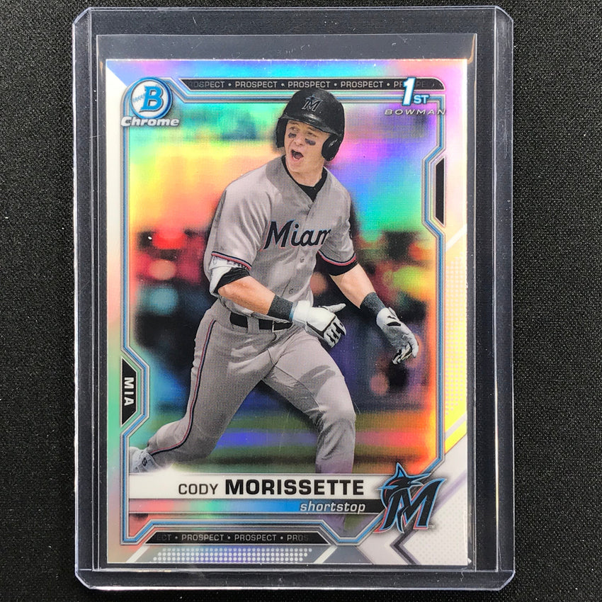 2021 Bowman Draft CODY MORISSETTE Chrome Prospect 1st Bowman Refractor #88