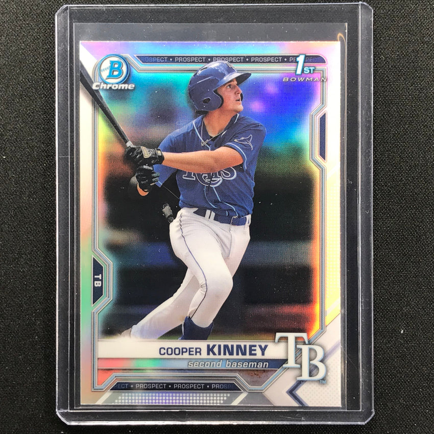 2021 Bowman Draft COOPER KINNEY Chrome Prospect 1st Bowman Refractor #127