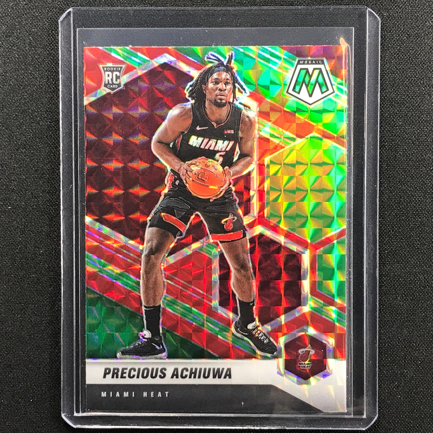 2020-21 Mosaic PRECIOUS ACHIUWA Choice Red Green Rookie #215