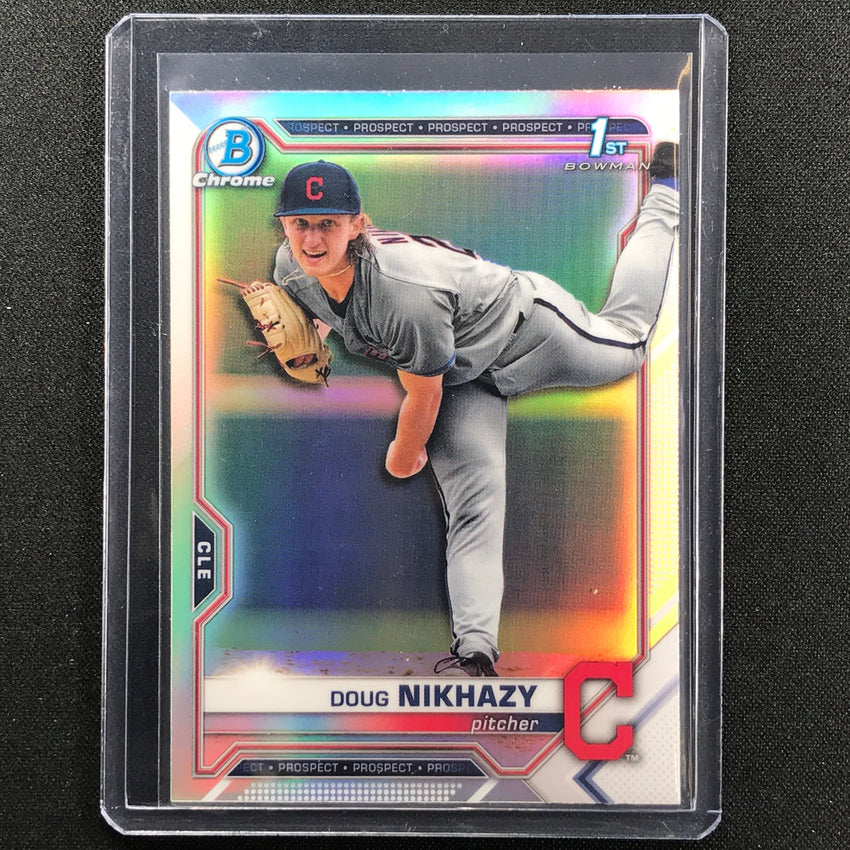 2021 Bowman Draft DOUG NIKHAZY Chrome Prospect 1st Bowman Refractor #143