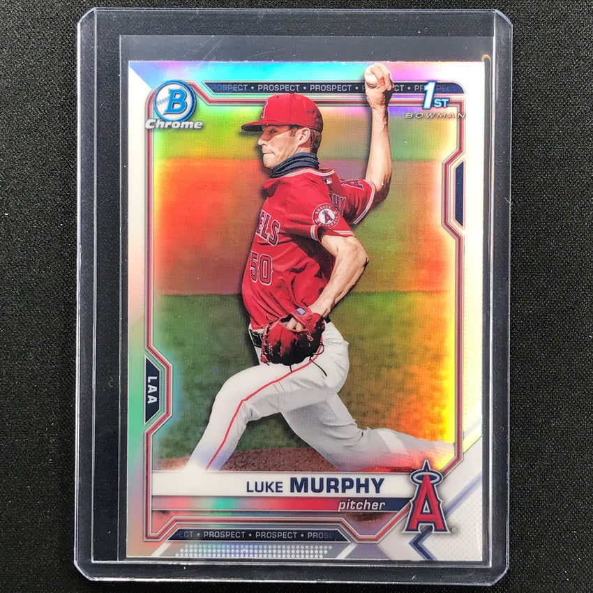 2021 Bowman Draft LUKE MURPHY Chrome Prospect 1st Bowman Refractor #167