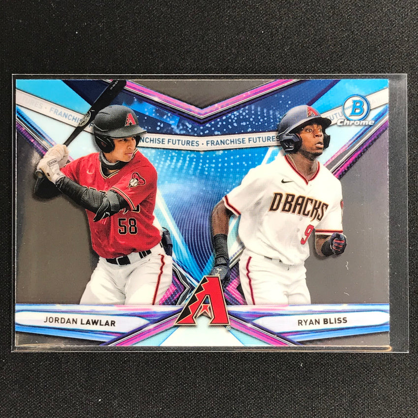 2021 Bowman Draft JORDAN LAWLER RYAN BLISS Chrome Prospects Franchise Futures #6