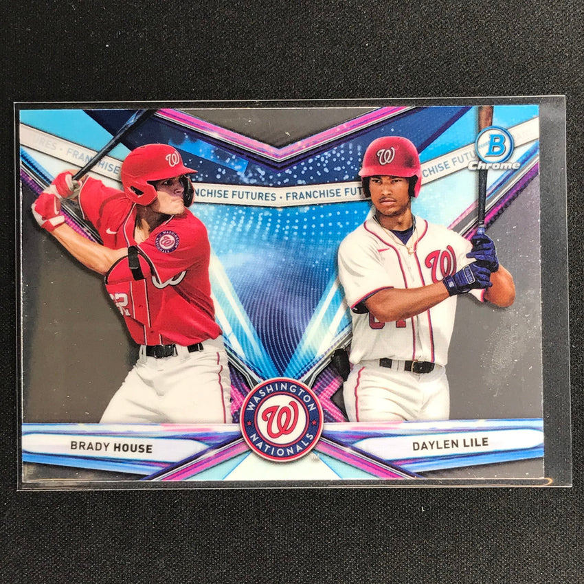 2021 Bowman Draft BRADY HOUSE DAYLEN LILE Chrome Prospects Franchise Futures #9
