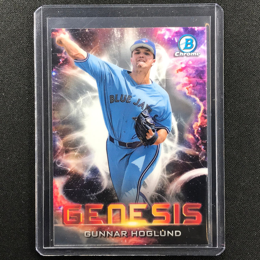 2021 Bowman Draft GUNNAR HOGLUND Chrome Prospect Genesis #17