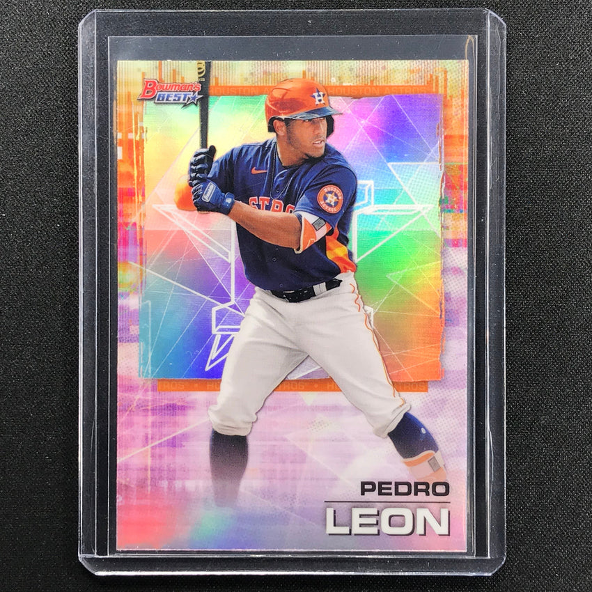 2021 Bowmans Best Pedro Leon Prospect Refractor No 13