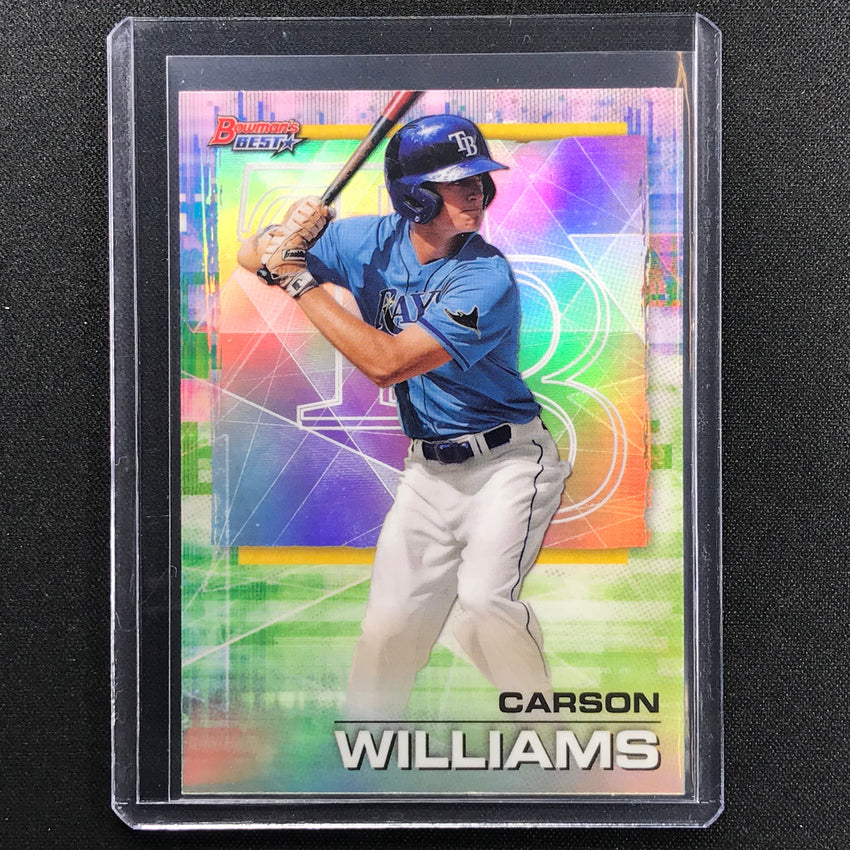 2021 Bowmans Best Carson Williams Prospect Refractor No 57
