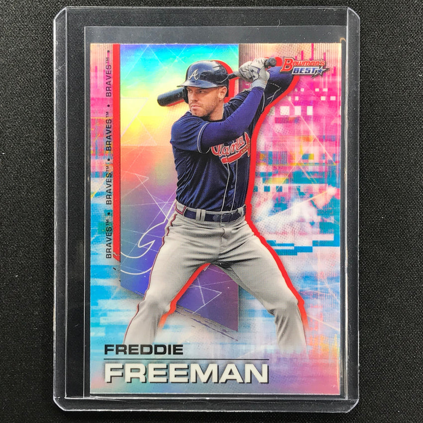 2021 Bowmans Best Freddie Freeman Refractor No 70