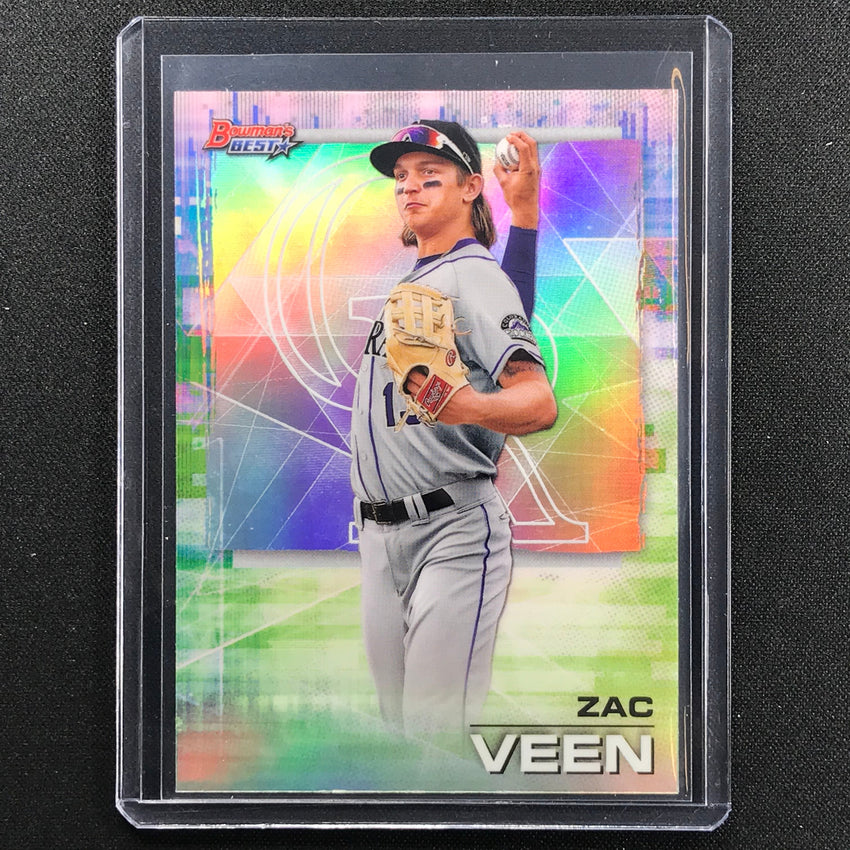 2021 Bowmans Best Zac Veen Prospect Refractor No 75