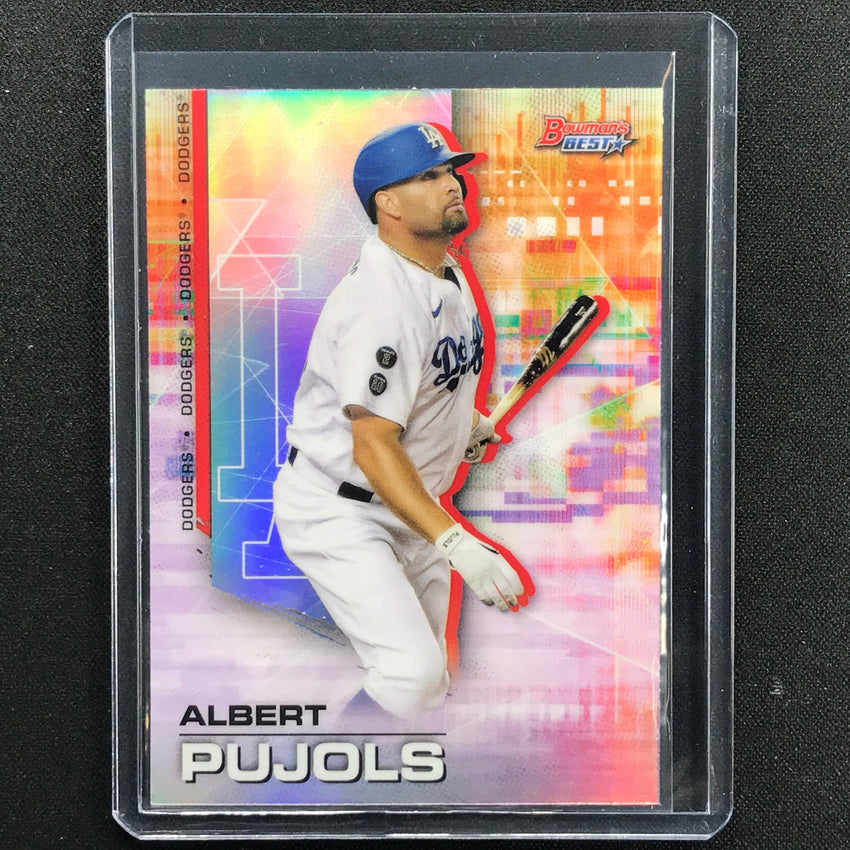 2021 Bowmans Best Albert Pujols Refractor No 87