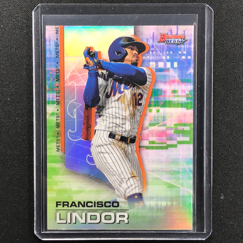 2021 Bowmans Best Francisco Lindor Refractor No 99