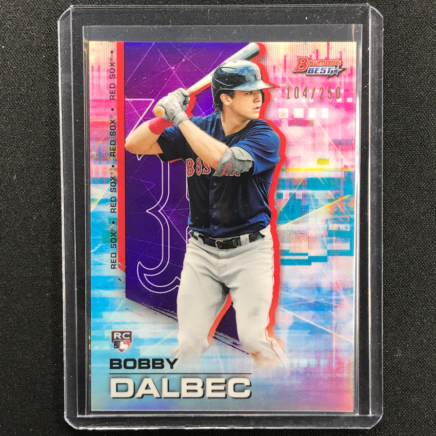2021 Bowmans Best Bobby Dalbec Rookie Purple 104/250