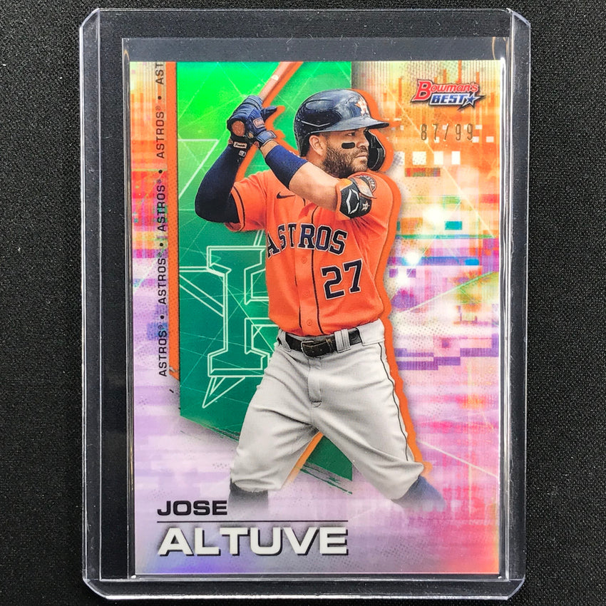 2021 Bowmans Best Jose Altuve Green 87/99