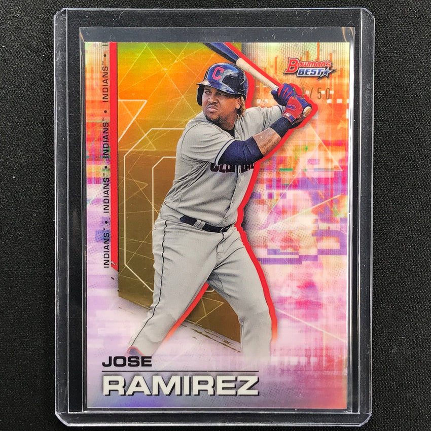 2021 Bowmans Best Jose Ramirez Gold 11/50