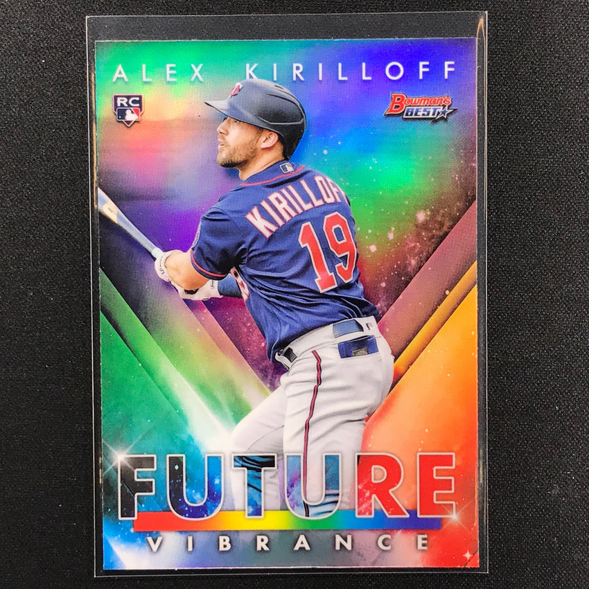 2021 Bowmans Best Alex Kirilloff Rookie Future Vibrance No 8
