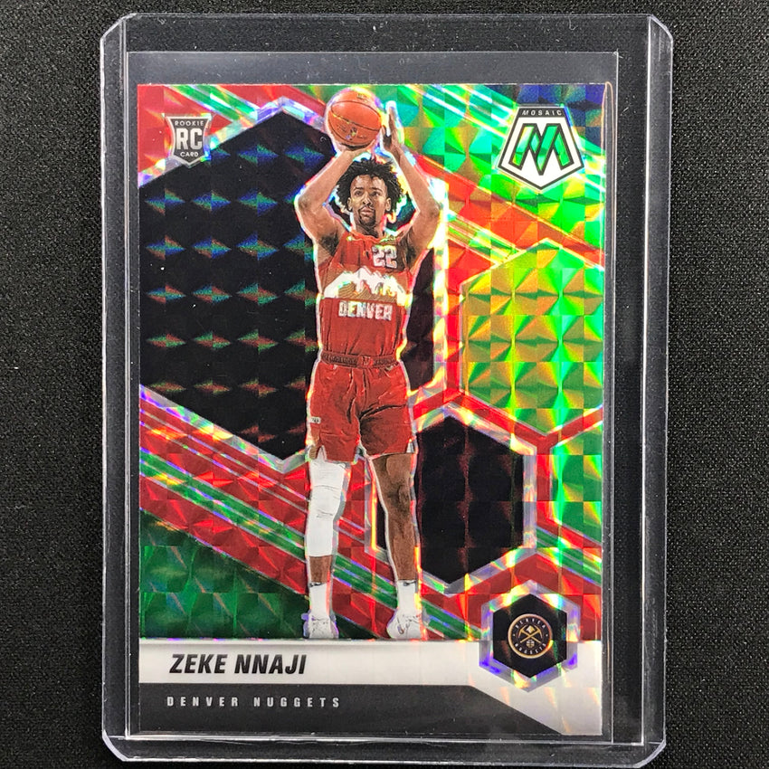 2020-21 Mosaic ZEKE NNAJI Choice Red Green Rookie #231