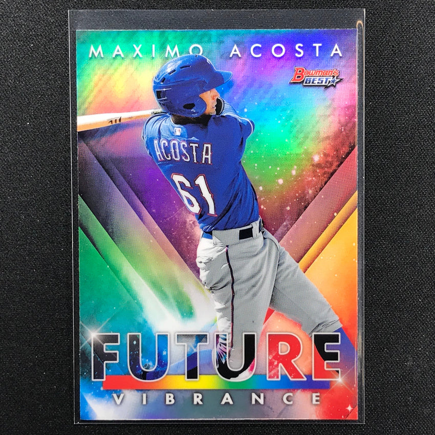 2021 Bowmans Best Maximo Acosta Prospect Future Vibrance No 18