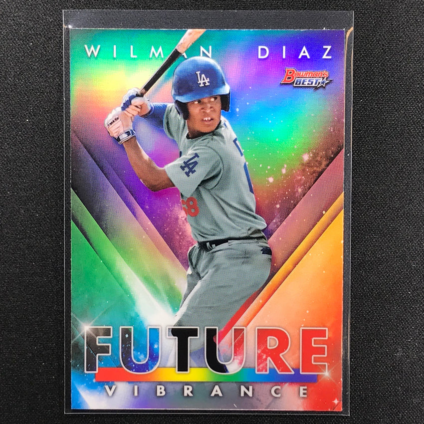2021 Bowmans Best Wilman Diaz Prospect Future Vibrance No 20