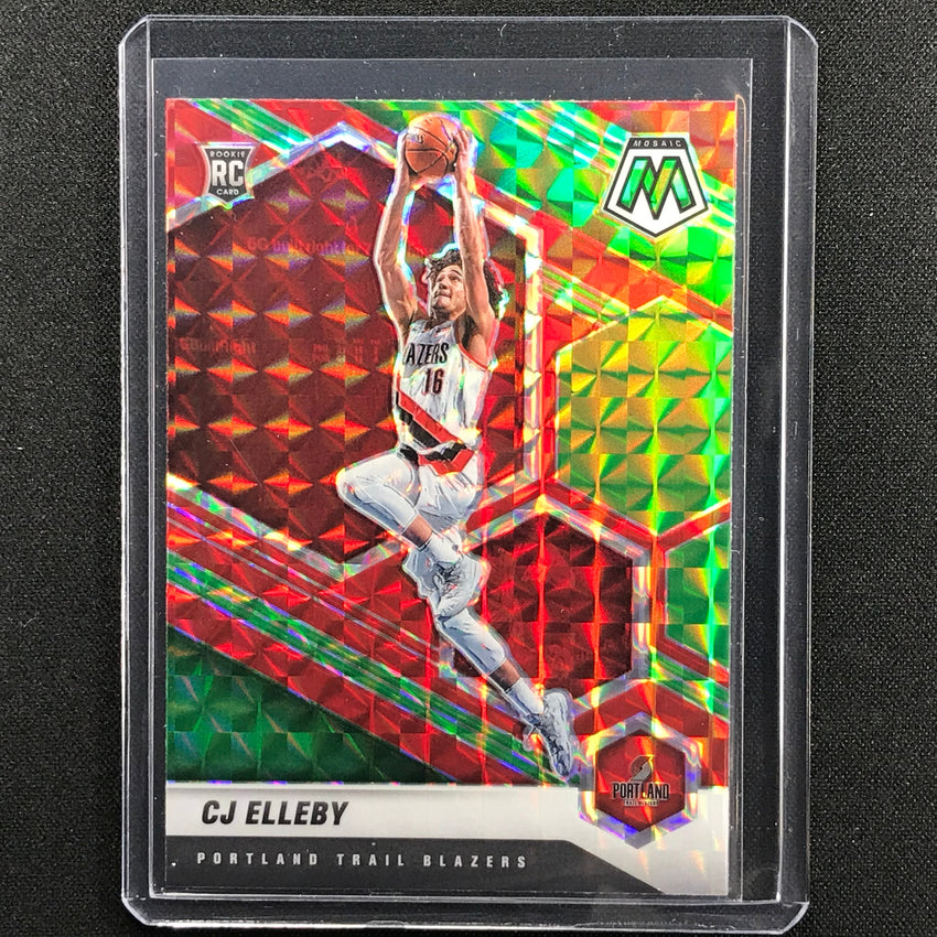 2020-21 Mosaic CJ ELLEBY Choice Red Green Rookie #232