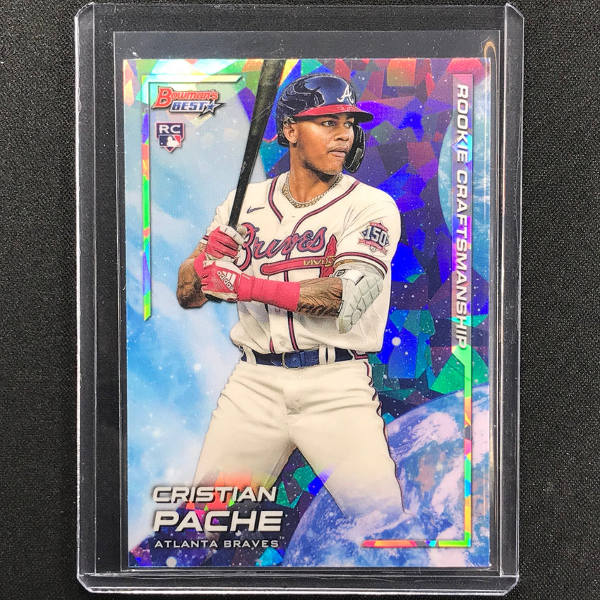 2021 Bowmans Best Cristian Pache Rookie Craftsmanship Atomic Ssp No 11