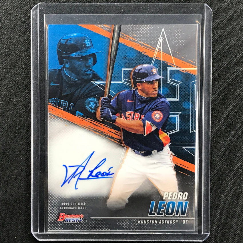 2021 Bowmans Best Pedro Leon Best Of 2021 Prospect Auto No Pl