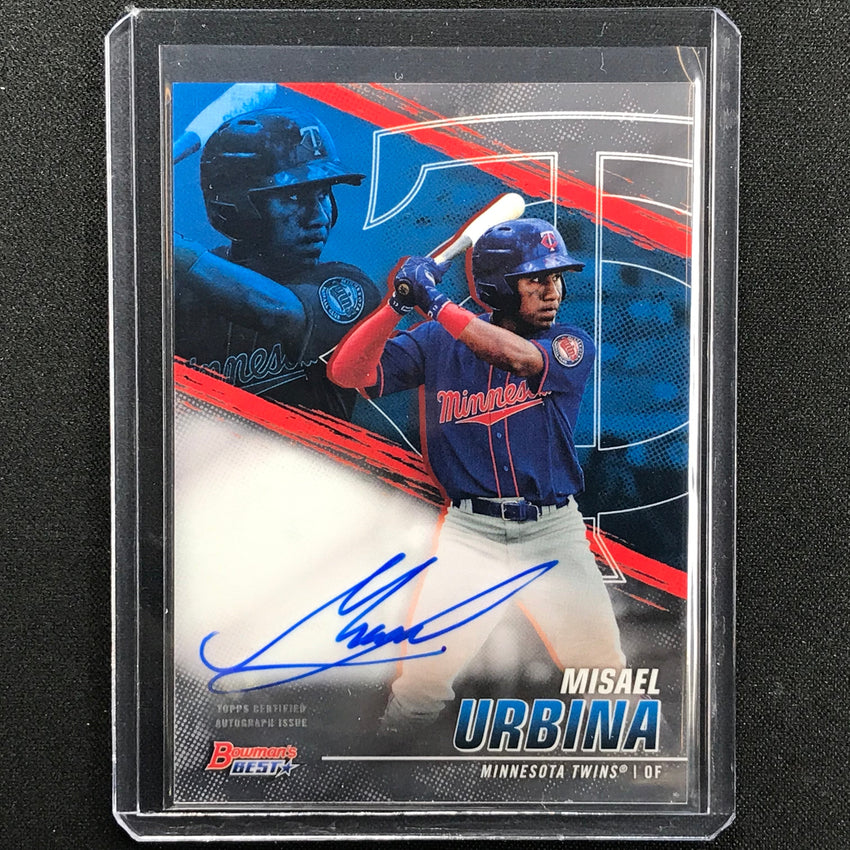 2021 Bowmans Best Misael Urbina Best Of 2021 Prospect Auto No Mu