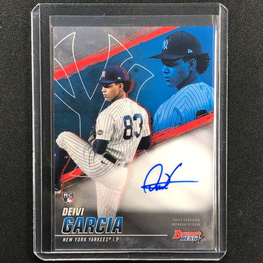 2021 Bowmans Best Deivi Garcia Best Of 2021 Rookie Auto No Dg