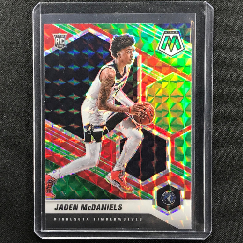 2020-21 Mosaic JADEN MCDANIELS Choice Red Green Rookie #235