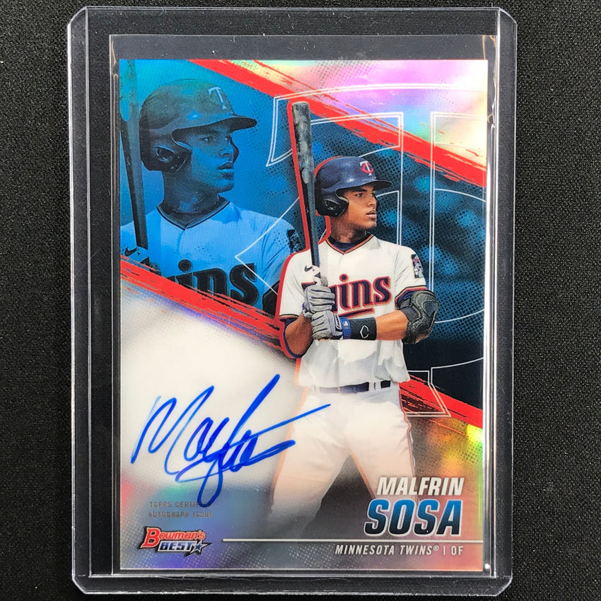 2021 Bowmans Best Malfrin Sosa Best Of 2021 Prospect Auto Refractor No Ms