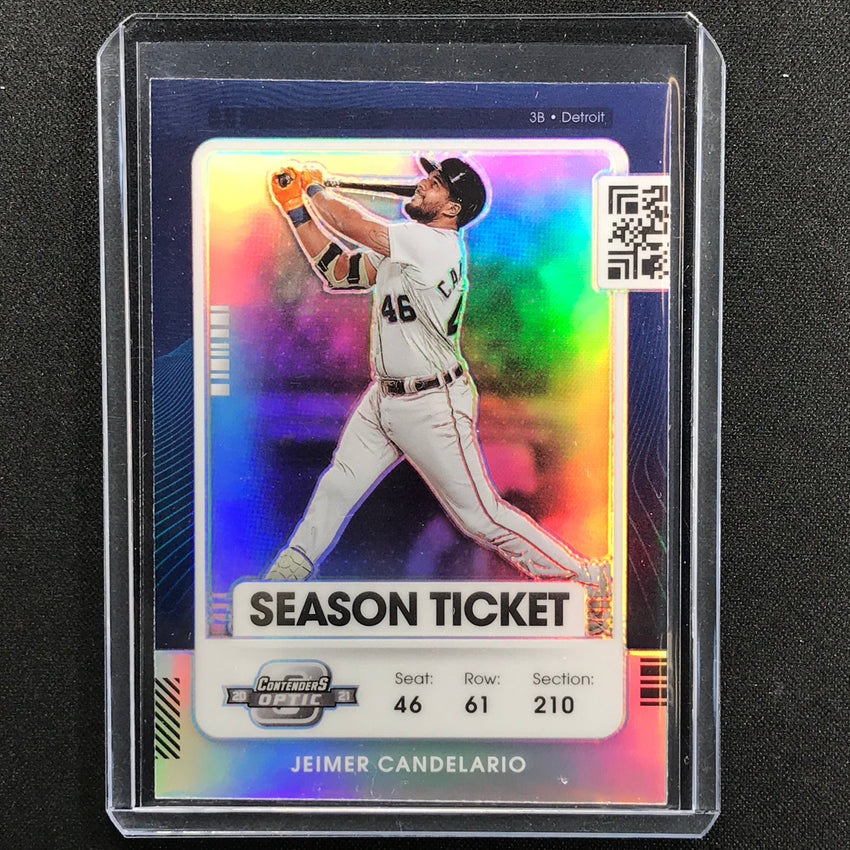 2021 Contenders JEIMER CANDELARIO Optic Season Ticket Holo #78