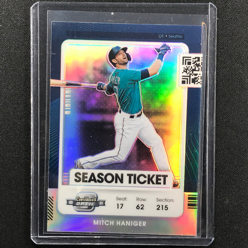 2021 Contenders Mitch Haniger Optic Season Ticket Holo No 83