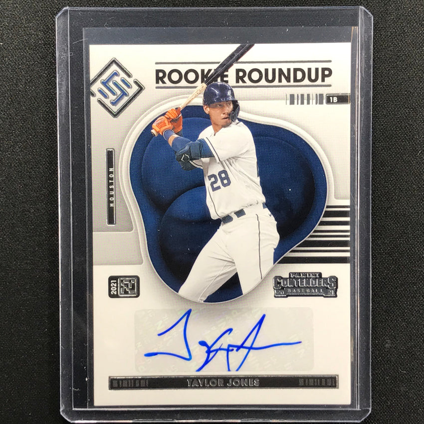 2021 Contenders TAYLOR JONES Rookie Roundup Autograph #TJ