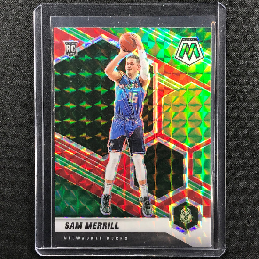2020-21 Mosaic SAM MERRILL Choice Red Green Rookie #240