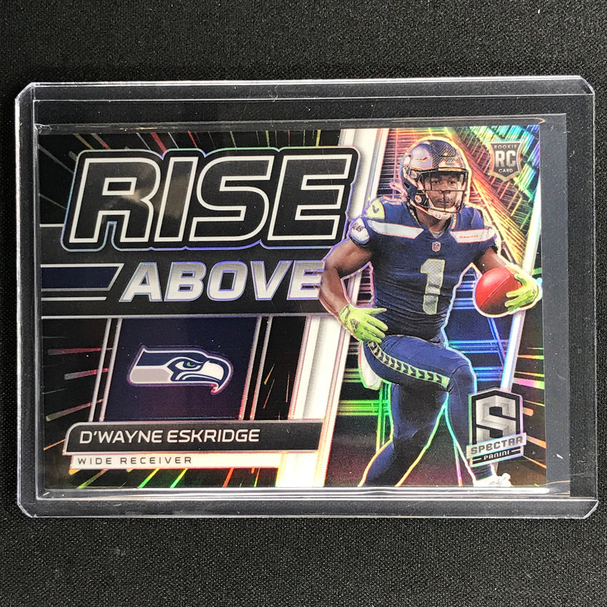 2021 Spectra Dwayne Eskridge Rise Above Rookie Hyper 40/75