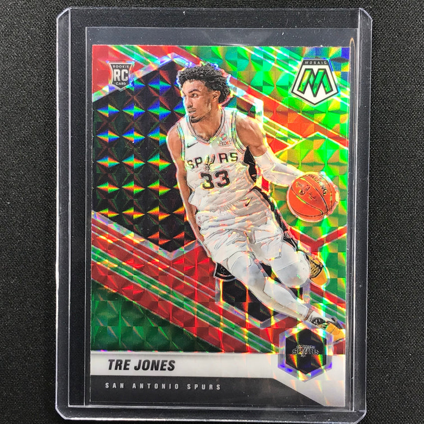 2020-21 Mosaic Tre Jones Choice Red Green Rookie No 243