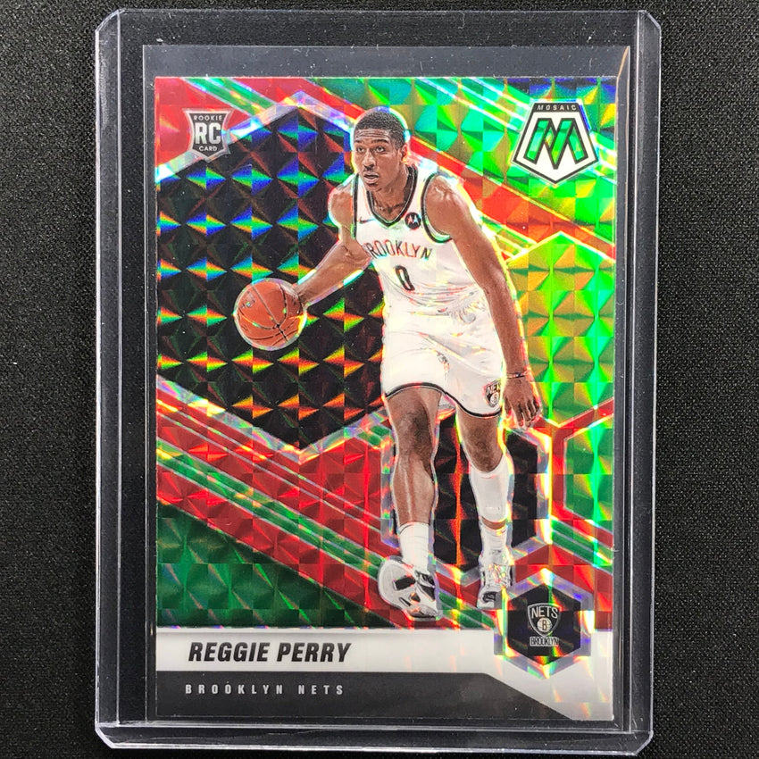 2020-21 Mosaic REGGIE PERRY Choice Red Green Rookie #244
