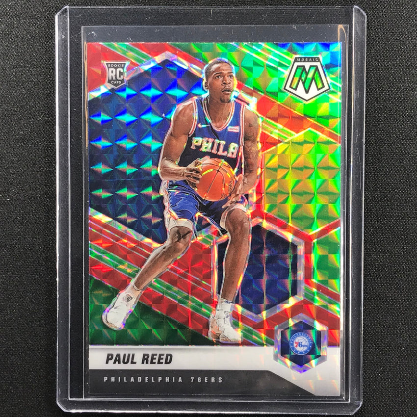 2020-21 Mosaic PAUL REED Choice Red Green Rookie #245