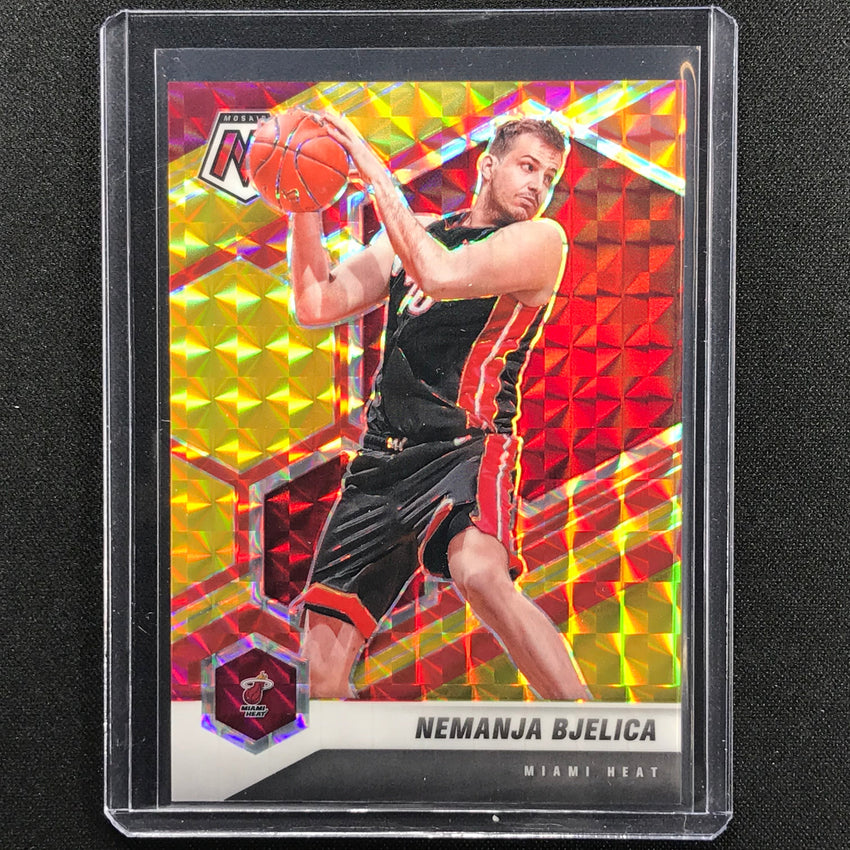2020-21 Mosaic Nemanja Bjelica Choice Fusion Red And Yellow 75/88