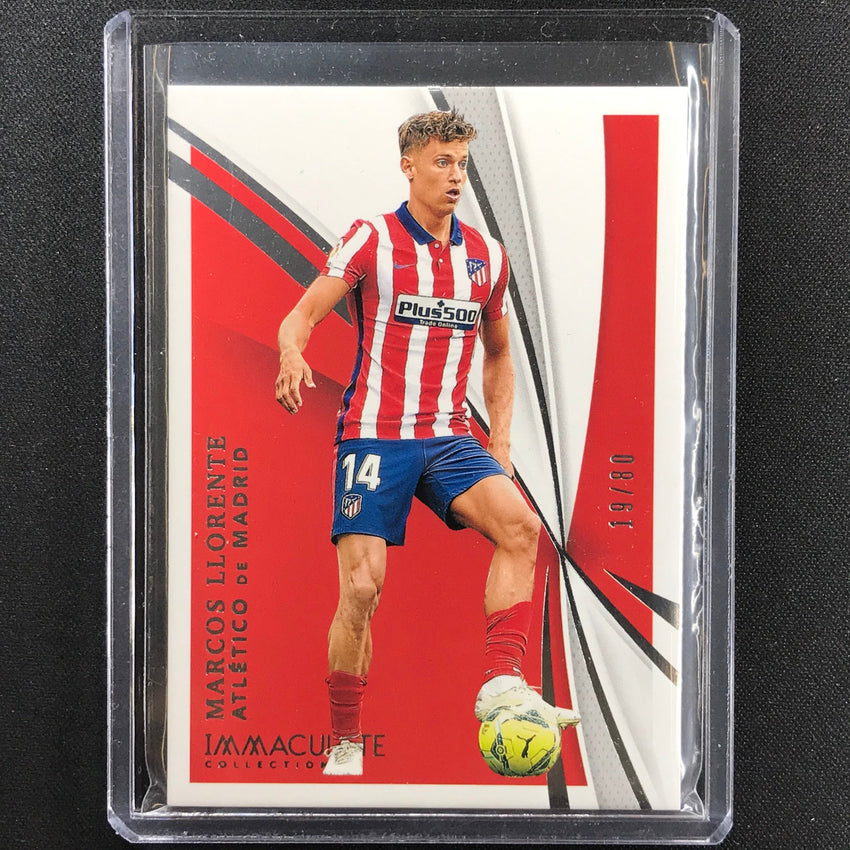 2021 Immaculate Marcos Llorente Base 19/80