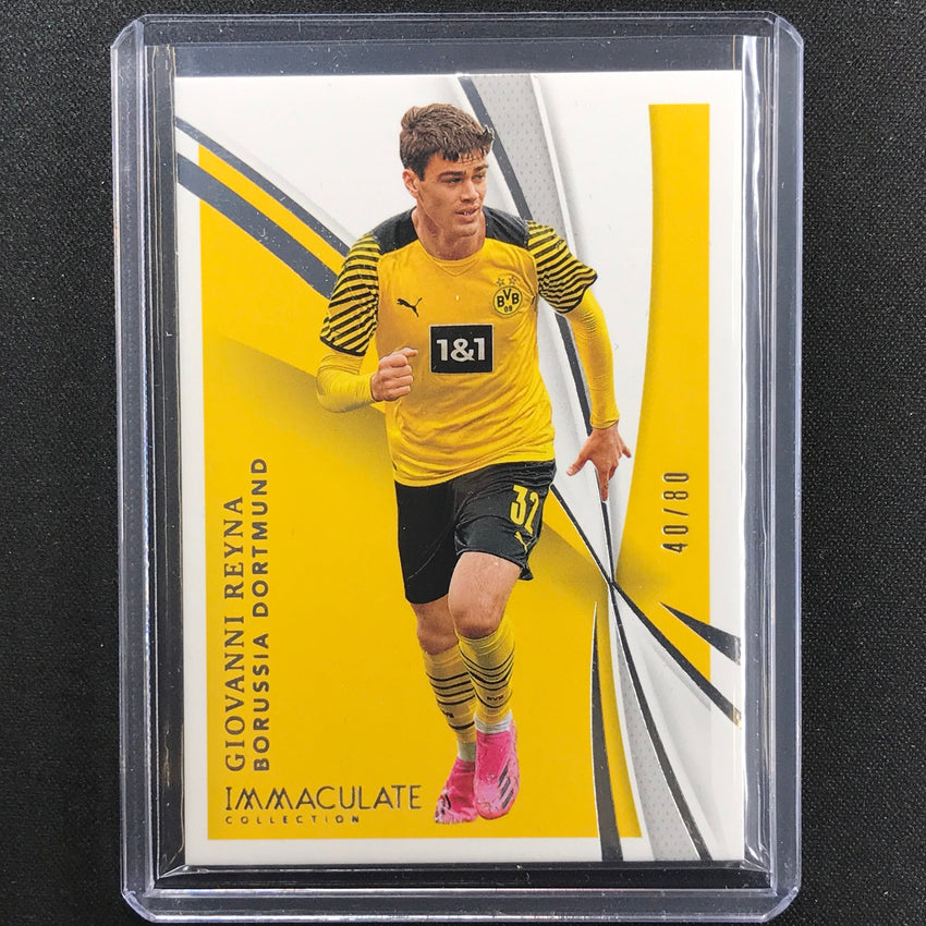 2021 Immaculate Giovanni Reyna Base 40/80
