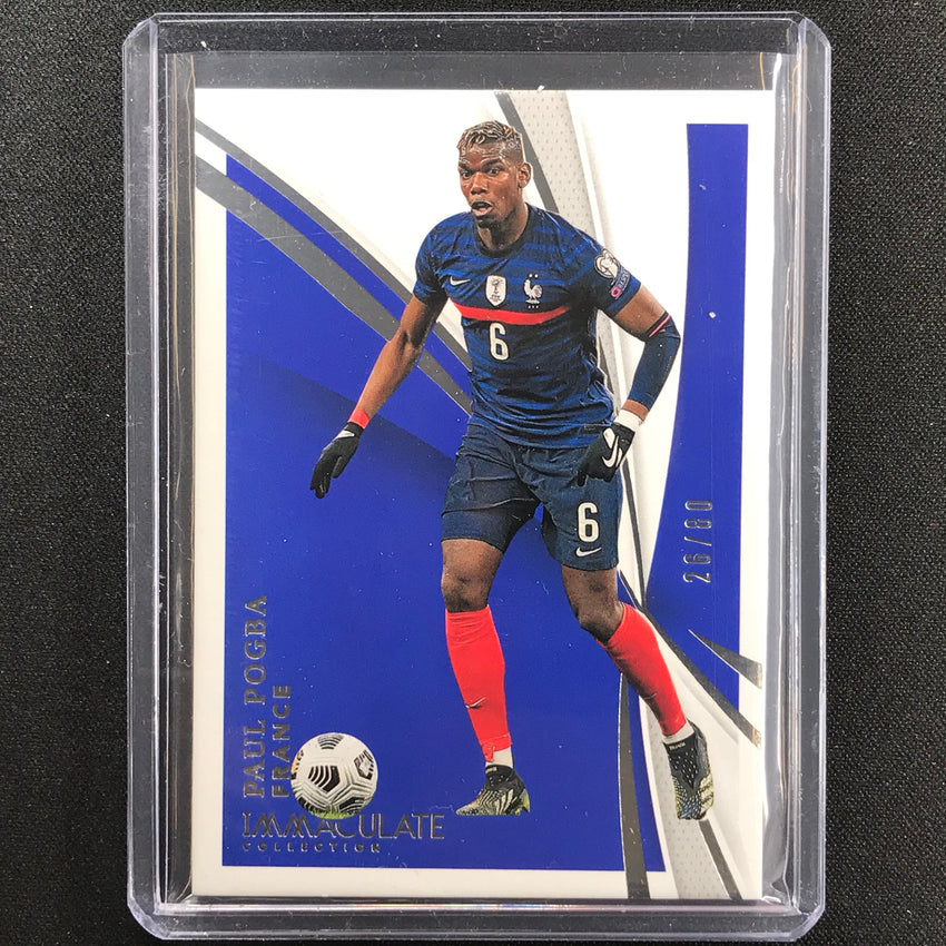 2021 Immaculate Paul Pogba France Base 26/80