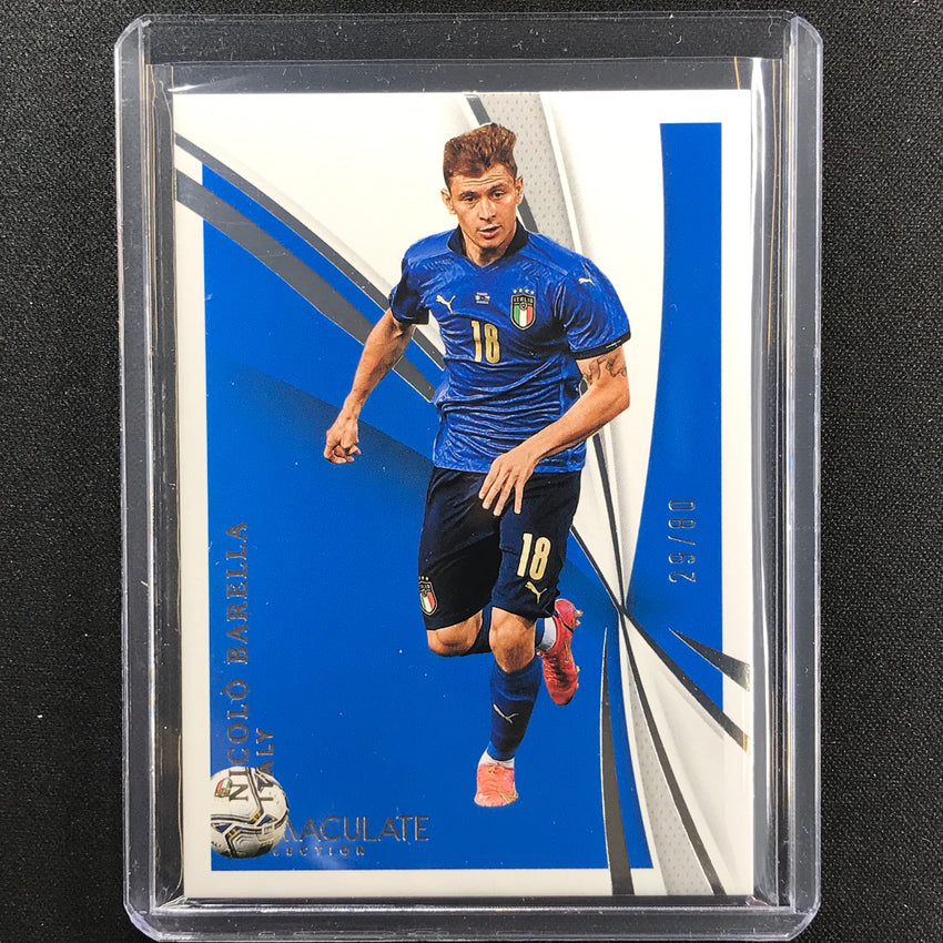 2021 Immaculate Nicolo Barella Italy Base 29/80