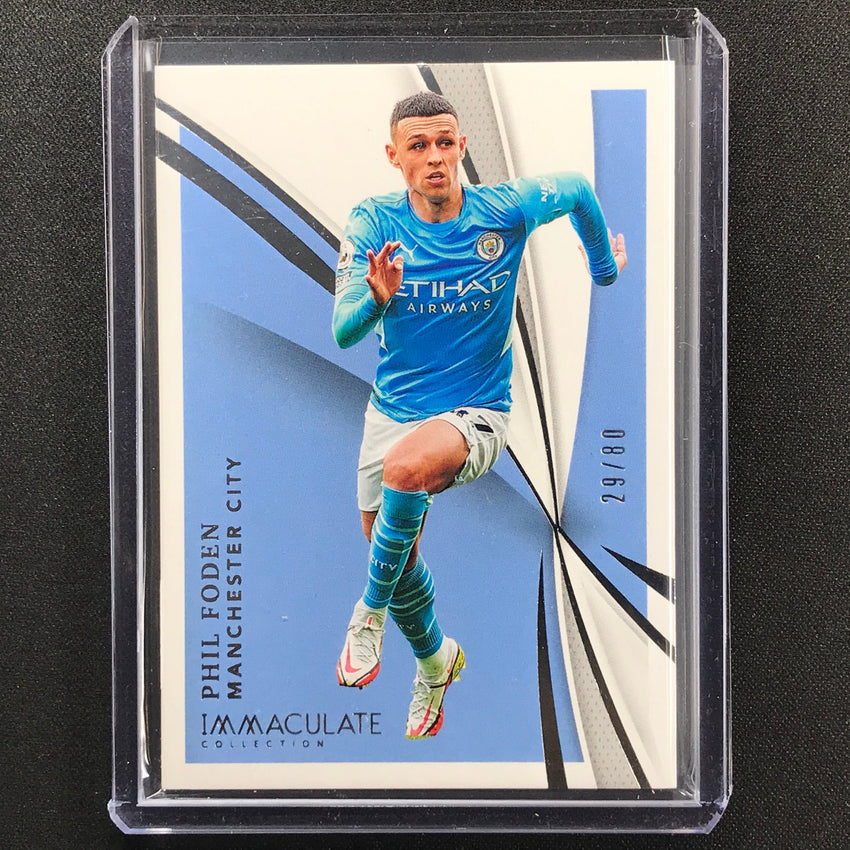 2021 Immaculate Phil Foden Base 29/80