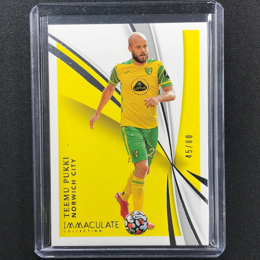 2021 Immaculate Teemu Pukki Base 45/80