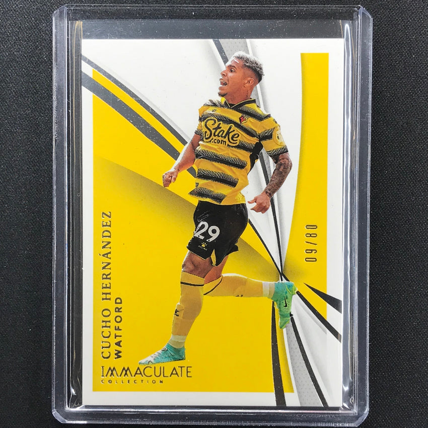 2021 Immaculate Cucho Hernandez Base 9/80